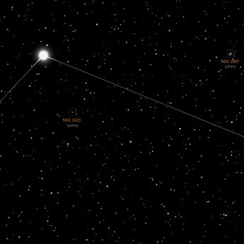 Antlia constellation