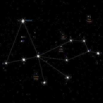 Pavo constellation